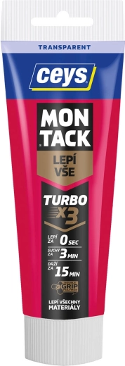 Ceys Montack Turbo prozorno montažno lepilo 125 ml