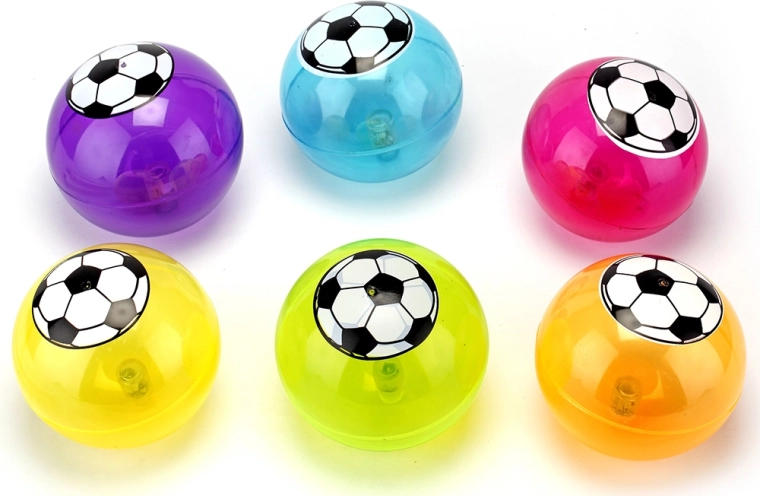 Skakajoča nogometna žoga z LED lučkami 105 mm