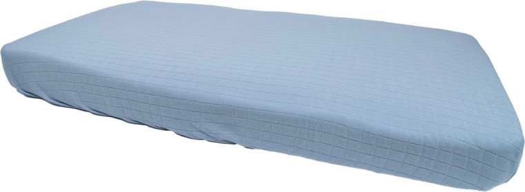 Posteljna rjuha za posteljico Lodger Slumber solid 60 × 120 cm blue fogg