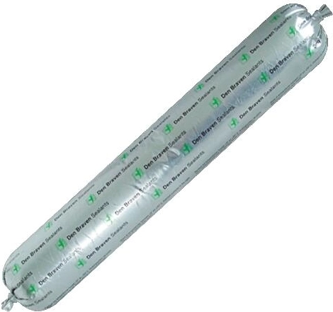 Gradbeni butilenski tesnilni kit 600 ml siv DEN BRAVEN