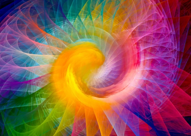 Sestavljanka Mavrični sij 1000 koščkov