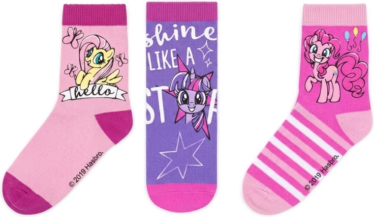 Otroške nogavice My Little Pony – komplet 3 parov