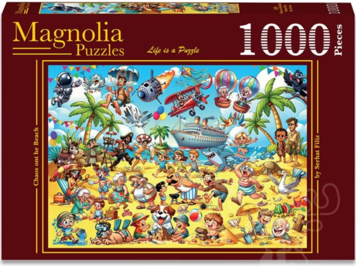 Magnolia sestavljanka Chaos na plaži 1000 kosov