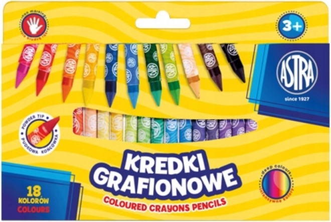 Kaolinske barvice ASTRA 18 kos