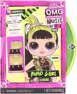 L.O.L. Surprise! OMG ReMix Rock velika sestra Bhad Gurl z bobni