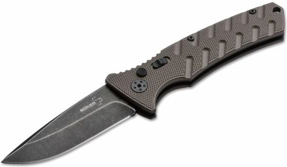 Böker Plus Strike drop point coyote avtomatski zložljivi nož