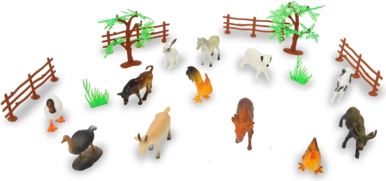Jamara farm animals – komplet 20 delov kmečkih živali