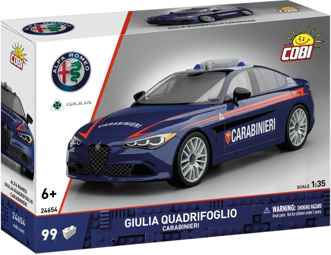 Cobi Alfa Romeo Giulia Quadrifoglio Carabinieri 1:35