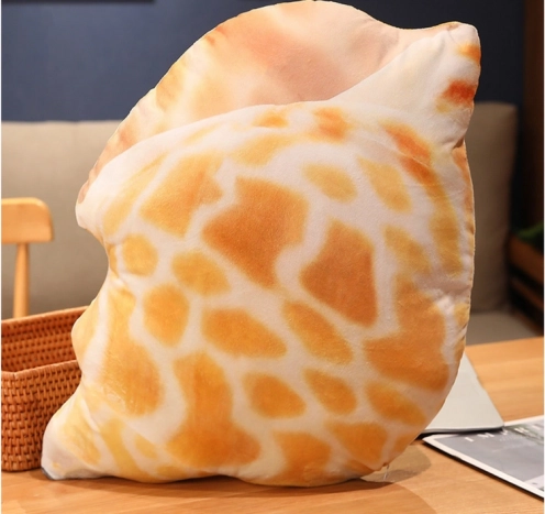 Plišasta blazina školjka 50 x 40 cm