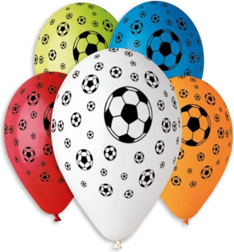 Gemar napihljiv balon z motivom nogometne žoge 30 cm - 1 kos