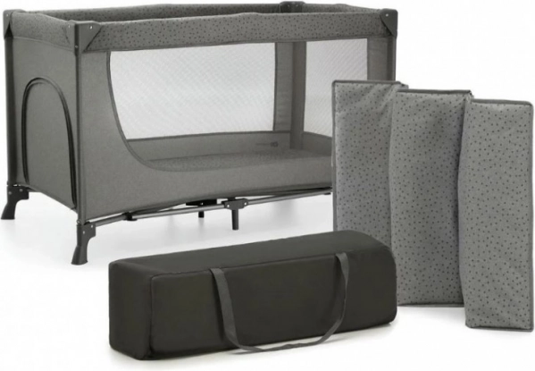 Potovalna posteljica JOY 2 DARK GREY