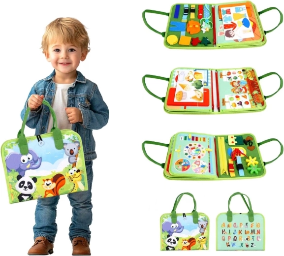 Senzorična busy knjiga Safari 2Kids Toys