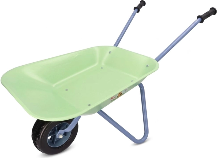 Adam Toys otroška kovinska samokolnica za malega vrtnarja, zelena – 1 kos