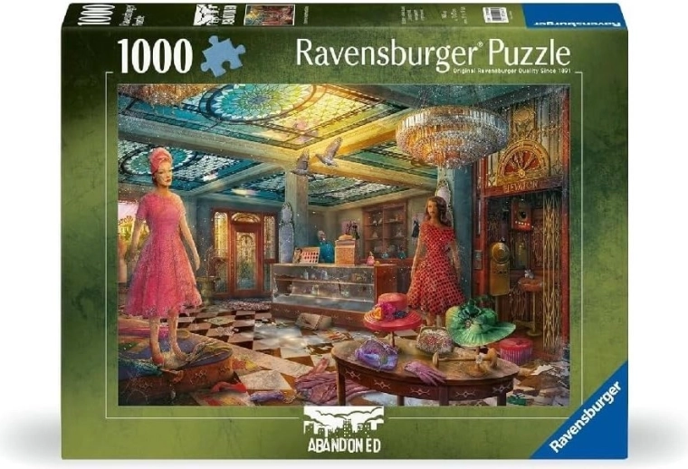 Ravensburger sestavljanka Abandoned: Zapuščena veleblagovnica 1000 kosov