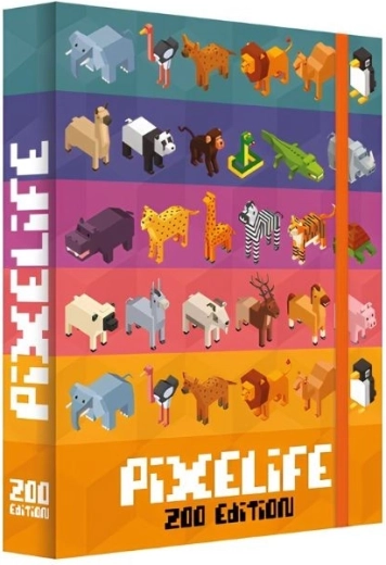 Škatla za zvezke A5 Jumbo MAX Pixelife Zoo edition - 1 kos