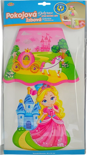 Otroška stenska 3D svetilka princesa