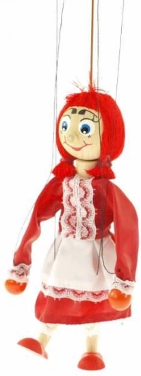 Lesena lutka Rdeča kapica