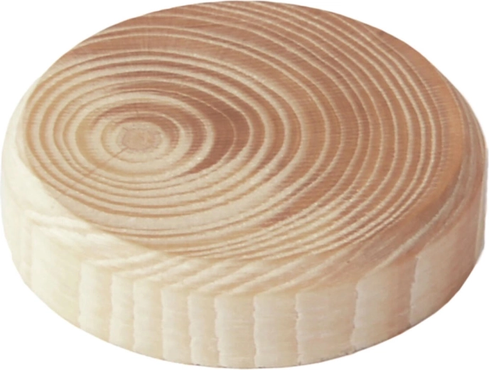 Leseni čepki v obliki grč 35 × 7 mm, komplet 10 kos