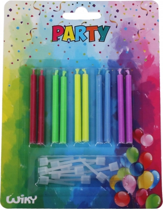 Svečke z Barvnim Plamenom