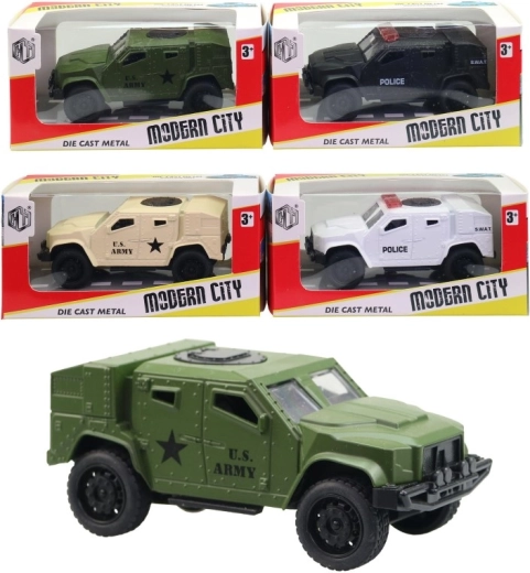Kovinski oklepni avtomobil 11 cm – die-cast model za otroke