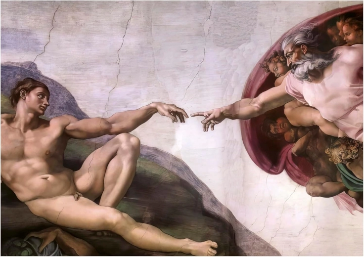 Sestavljanka Stvarjenje Adama 1000 kosov EDUCA