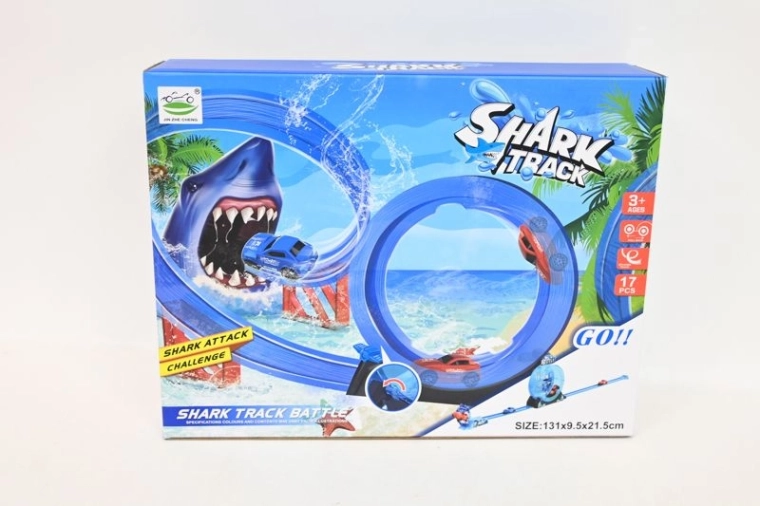 Dirkalna steza z morskim psom in zanko Shark Track Battle