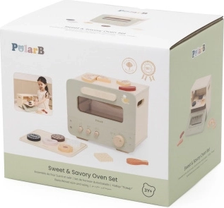 Lesena pečica s piškoti PolarB by Viga Toys