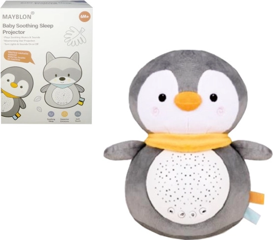 Plush Penguin Projector for Babies