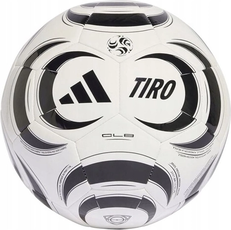 Nogometna žoga Adidas Tiro Club črno-bela