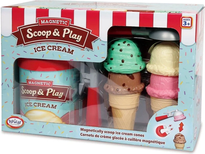 MalBlo magnetarna sladoledarna – ustvarjalni otroški komplet