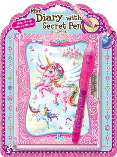 Dnevnik Pegaz s tajnim UV peresom in ključavnico