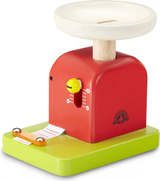 Lesena otroška tehtnica WUNDERWORLD