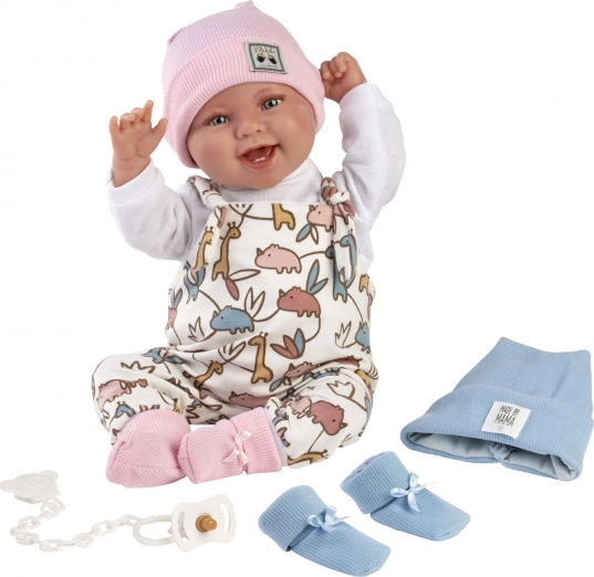 Realistična punčka dojenček z zvoki in mehkim telesom