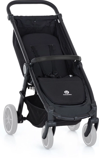 Petite&Mars voziček Street+ black – ogrodje brez koles