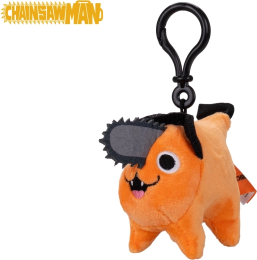 Plišasti obesek za ključe Chainsaw Man – Pochita (10 cm)