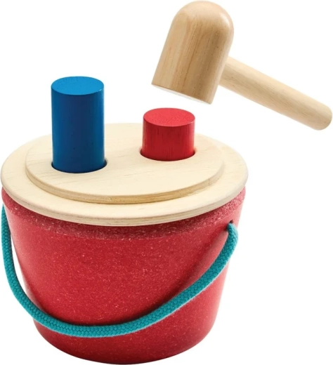 PlanToys zabijalni zaboj – valjčki