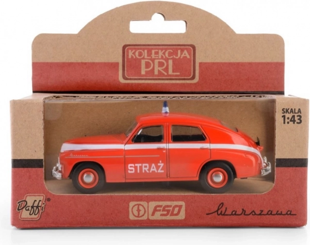 Kovinski model PRL Warszawa M-20 Gasilci 1:43