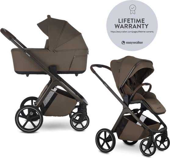 Easywalker kombiniran otroški voziček Zoey Go chestnut brown