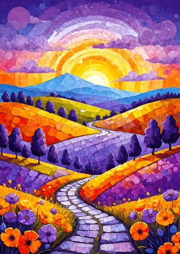 Enjoy puzzle Pot do svetlobe 1000 delcev