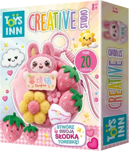 Kreativni komplet Toys Inn, rožnata mini torbica