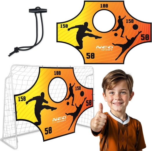 Neo-Sport ciljna ponjava za nogometni gol 180 × 120 cm