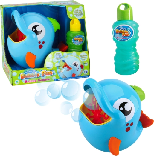 Stroj za mehurčke delfin z napolnitvijo 236 ml – Bubble Fun