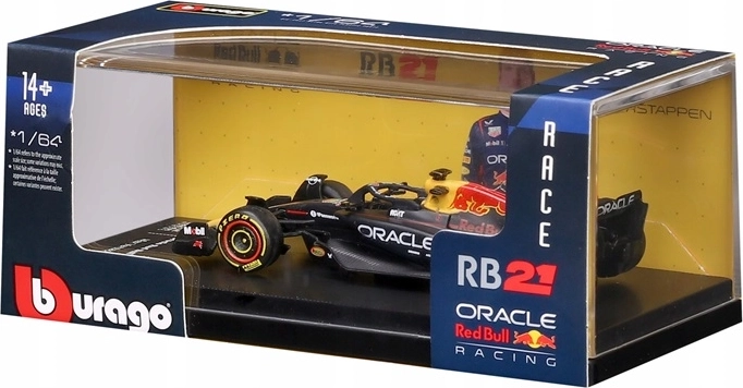 Bburago F1 model 1:64 Oracle Red Bull Racing RB21 Max Verstappen (2025) - 1 piece