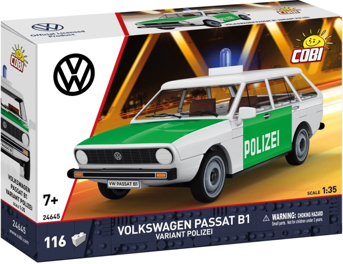 Cobi Volkswagen Passat B1 Variant Police 1:35 (116 pieces)
