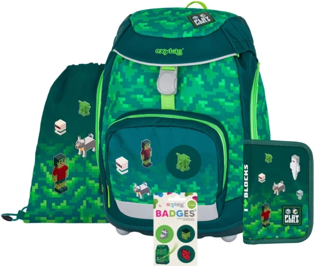 Šolski set 4 kos OXYBAG OXY Sherpy Playworld