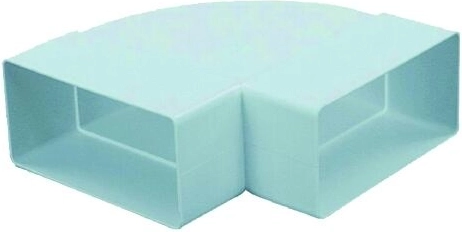 Vodoravno ploski koleno za prezračevanje 110 × 55 mm