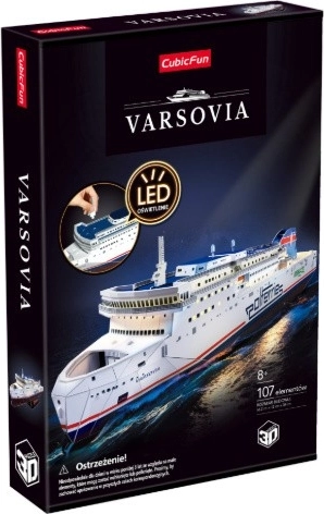 3D sestavljanka Cubic Fun trajekt Varsovia - 1 kos