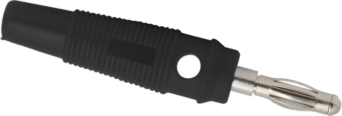 Gumirani bananski vtič za kable 3 mm