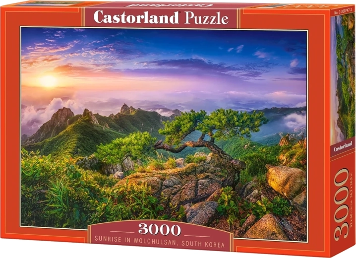 Castorland puzzle Sunrise in Wolchulsan Mountain in South Korea, 3000 pieces