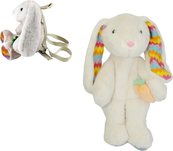 Plišast otroški nahrbtnik zajček